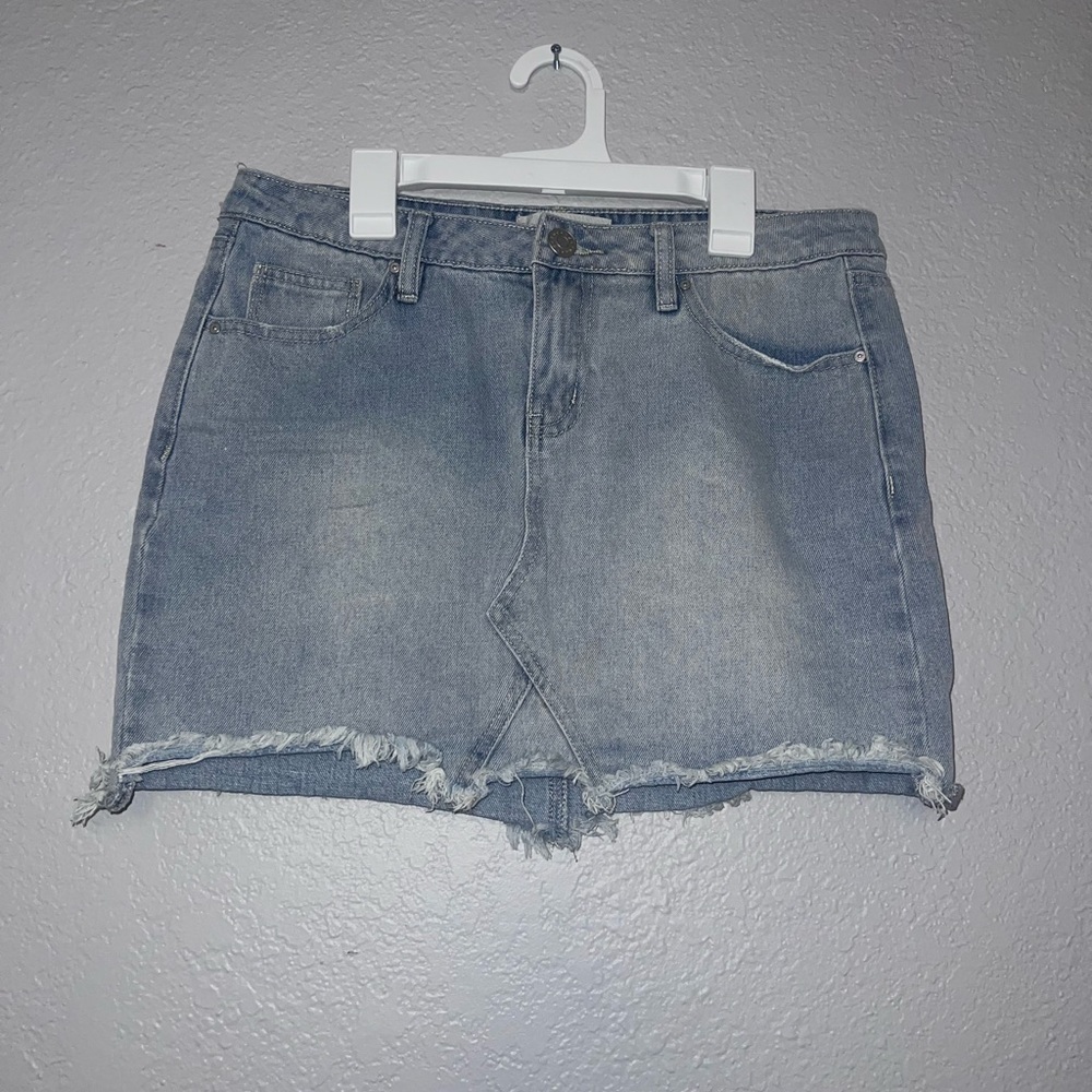 Refuge Women Denim Mini Jean Skirt